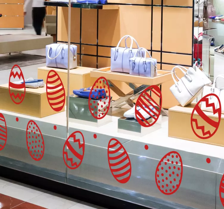 Nálepka s veľkonočným okrajom - Tenstickers