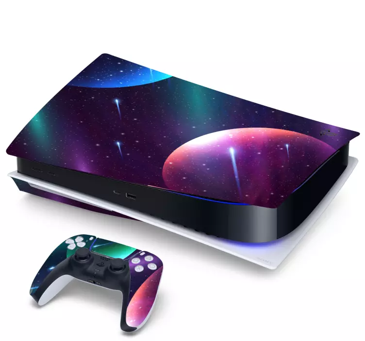 Vesmírna playstation 5 samolepiek - Tenstickers