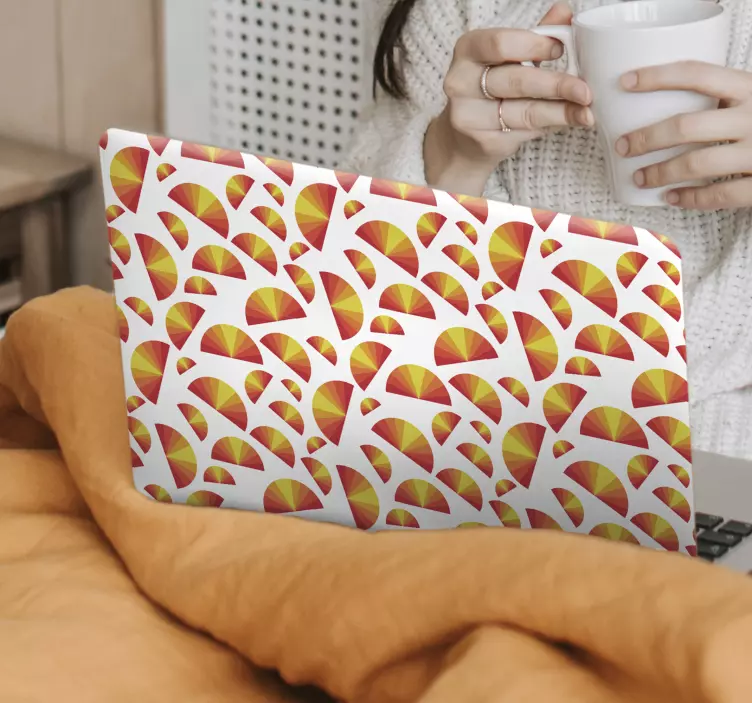 Vinobranie západ slnka vzor notebook kože - Tenstickers