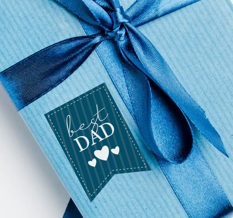 Vinylová nálepka s najlepším otcom - Tenstickers