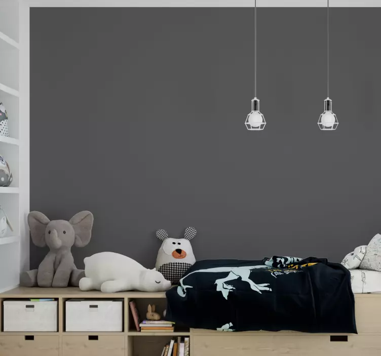 Drevený uhlík obyčajný vinyl - Tenstickers