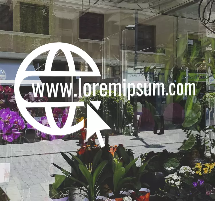 Webová nálepka na stenu z vinylu - Tenstickers