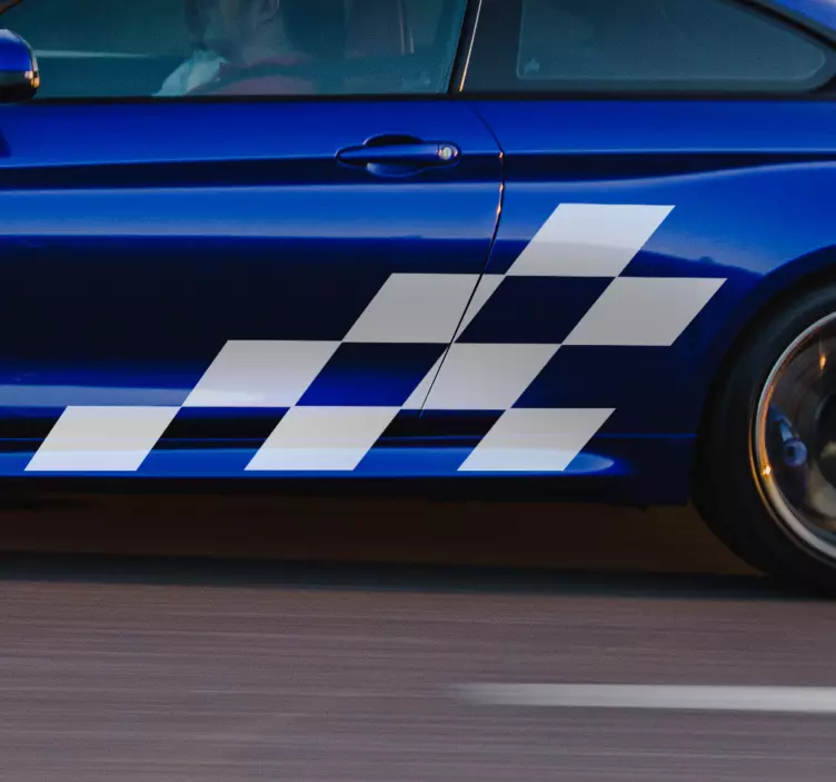 Závodny obrázok nálepka na auto - Tenstickers