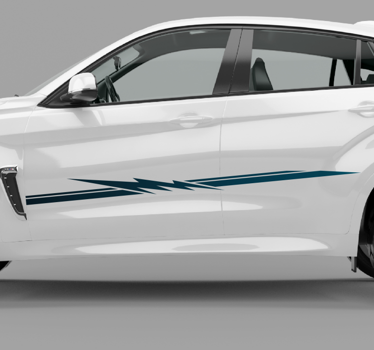 Závodný prúžok pre samolepku na auto - Tenstickers