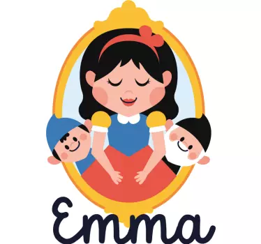 Nálepka pre deti prispôsobiteľná rozprávka - Tenstickers