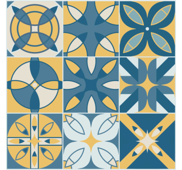 nálepky na nábytok elegantné dlaždice - Tenstickers