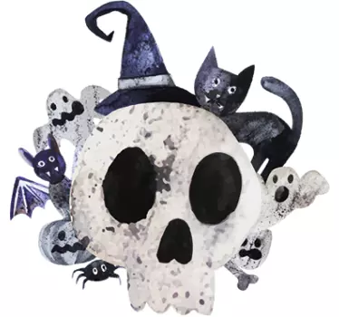 Obava halloween obtisky - Tenstickers