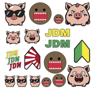 Vzdelávacia nálepka zábavná sada zápisníkov - Tenstickers