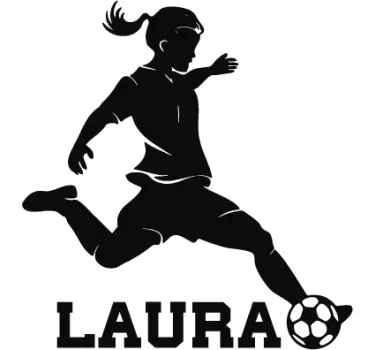 Prispôsobiteľný štítok na futbalový futbal - Tenstickers