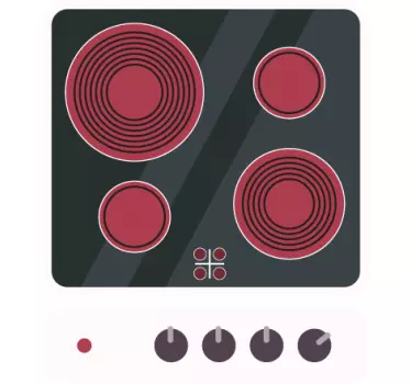 Nálepky na keramický sporák - Tenstickers