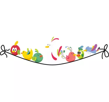 Dažďový prales zvieratá ilustrácie múr umenie - Tenstickers
