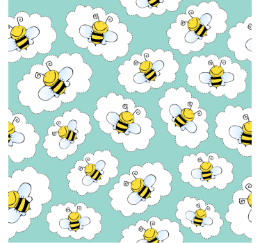 Detské obtisky a včelie nálepky s nábytkom - Tenstickers