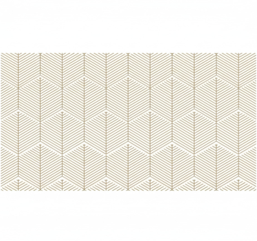 Nálepky na nábytok zlatý geometrický hexagónový vzor - Tenstickers