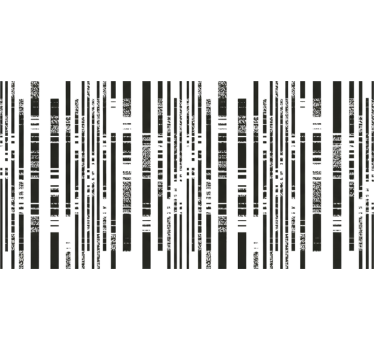 Nálepky na nábytok čierno-biele glitch pruhy - Tenstickers