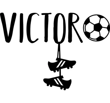 Futbalová obuv s názvom futbalová nálepka - Tenstickers