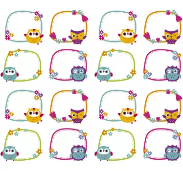 Nálepky pre knihy a zápisníky náučné nástenné nálepky - Tenstickers
