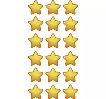 Geometrické detské hviezdy - Tenstickers