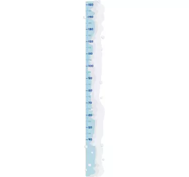 Snehová vločka meter vianočné nástenné nálepky - Tenstickers