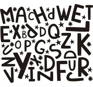 Abeceda okienko - Tenstickers
