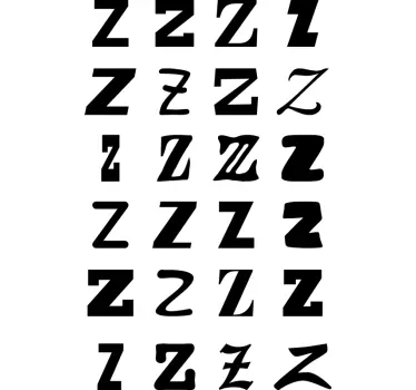 Nálepka pre deti na spánok zzzs dekorácia - Tenstickers