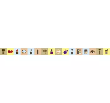 Nálepka s rámom na líčenie - Tenstickers