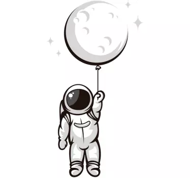 Nálepka pre astronautov v kozmickom priestore - Tenstickers