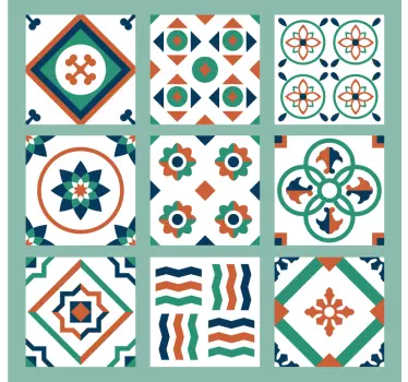 Obkladačky vzor nábytku - Tenstickers