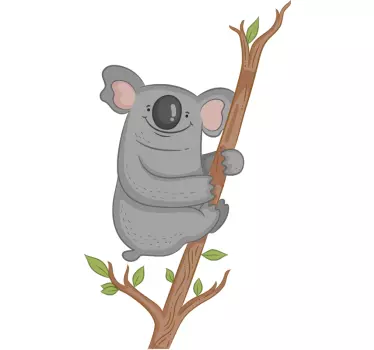 Koala vetva ilustrácie wall art - Tenstickers