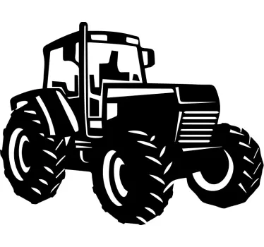 Zetro traktor ilustrácie múr umenie - Tenstickers