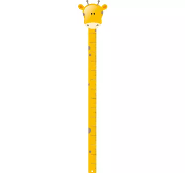 Girraffe na mieru samolepky na stenu pre dieťa - Tenstickers