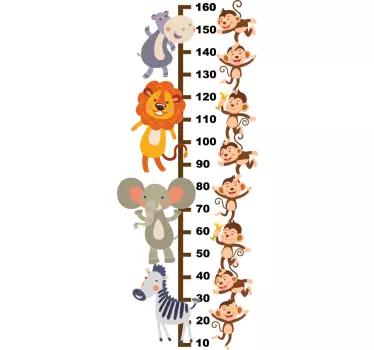 Nálepka s výškomerom pre zvieratá - Tenstickers