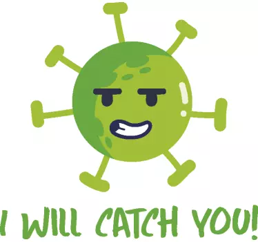 Covid 19 budem vás obtisky nálepkami - Tenstickers