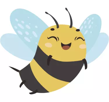 Včely ilustračné nástenné umenie obtlačky - Tenstickers