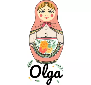 Matryoshka s názvom obtisky hračiek - Tenstickers