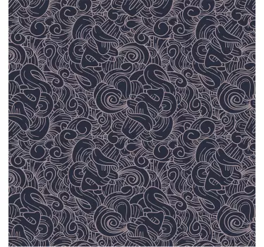 Abstraktné obtisky nábytku paisley - Tenstickers