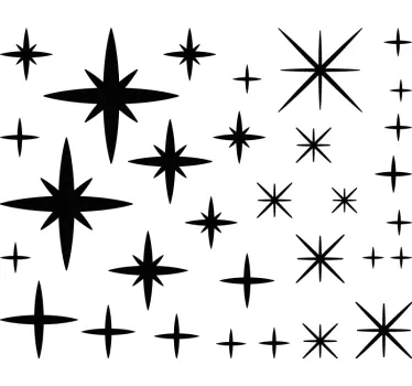 Minimalistický priestorový obtisky - Tenstickers