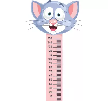 Krajčírsky meter pre deti štítok na sklenené dvere - Tenstickers