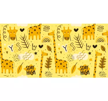 Obtisky žirafy na nábytok - Tenstickers