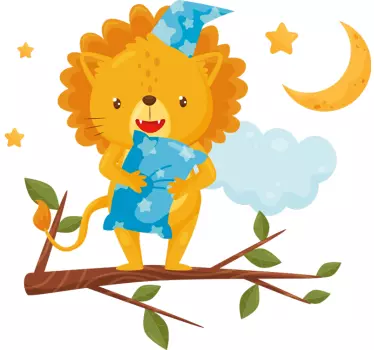 Levy spia na strome ilustrácia nástenné umenie - Tenstickers