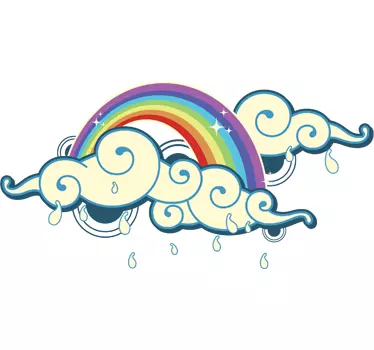 Dúha na notebook - Tenstickers