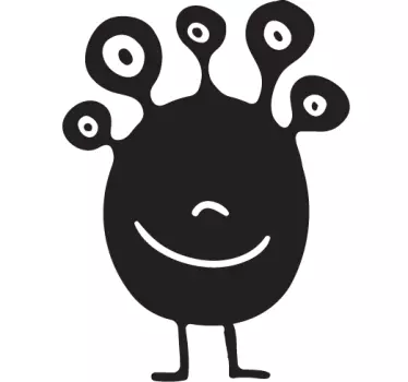 Samolepky na stenu s viacerými očami pre deti - Tenstickers