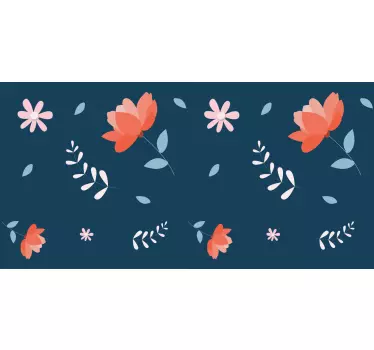 Samolepky so vzorom vintage ruží na nábytok - Tenstickers