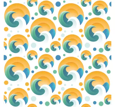 Slnečné a vlnové obtlačky pre nábytok - Tenstickers