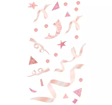 Nálepka pre bábätko hravá pastelová grafika - Tenstickers