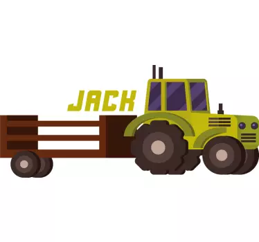 Nálepka pre deti traktor pre deti - Tenstickers