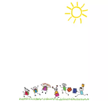 Nálepka s výveskou pre deti na lyžiach - Tenstickers