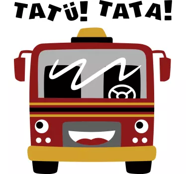 Hasič tatü tata detská spálňa samolepka na stenu - Tenstickers