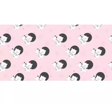 Nálepka pre deti rozmarný zvierací motív - Tenstickers