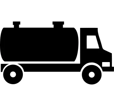 Ropný tanker nákladná hračka obtlačok - Tenstickers