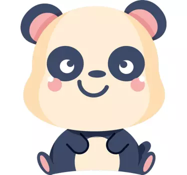 Nálepka pre deti radosť z pandy - Tenstickers
